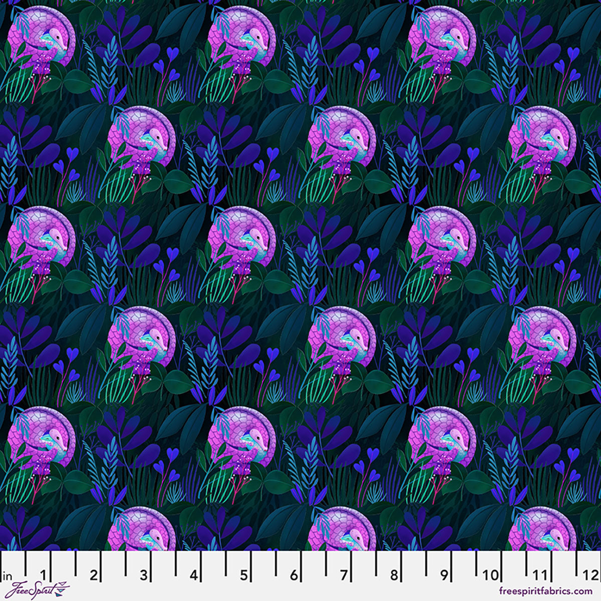 Love Under the Stars Quilt Fabric - Pangolin Roll in Multi - PWKT051.XMULTI