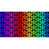 Love to All Quilt Fabric - Peace Signs in Black/Multi - FLLA D71 Z