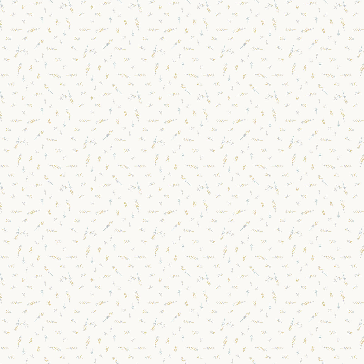 Lucky Day Quilt Fabric - Arrows in Cream - F90972-11 - COTTON FLANNEL