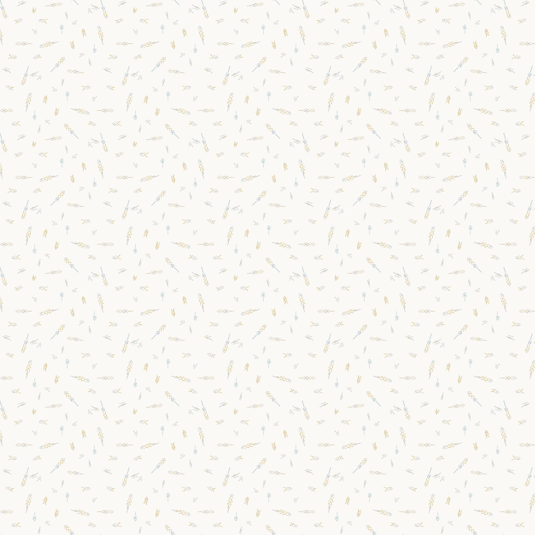 Lucky Day Quilt Fabric - Arrows in Cream - F90972-11 - COTTON FLANNEL