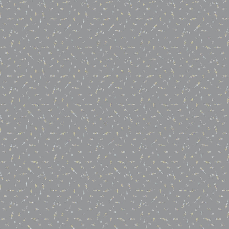 Lucky Day Quilt Fabric - Arrows in Gray - F90972-90 - COTTON FLANNEL
