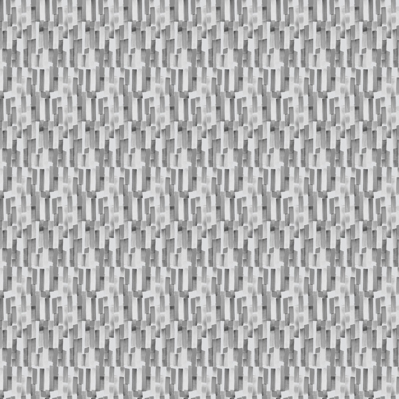 Lucky Day Quilt Fabric - Tiles in Gray - F90969-90 - COTTON FLANNEL