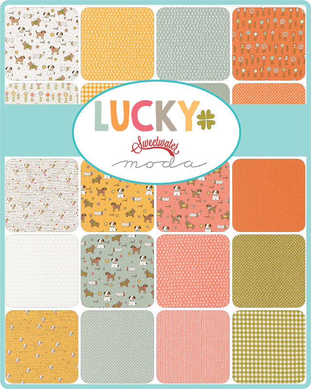 Lucky Quilt Fabric - Charm Pack - set of 42 5" squares - 55700PP