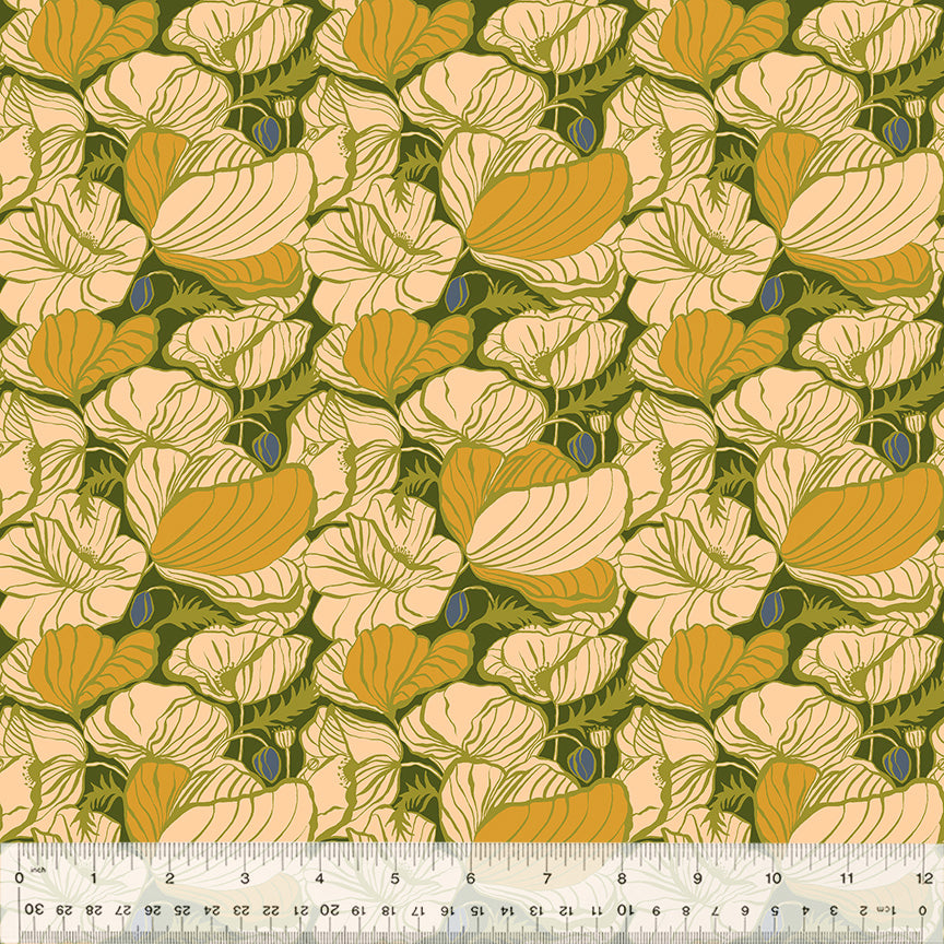 Lush Life Quilt Fabric - Lush in Olive Green - 54714-7