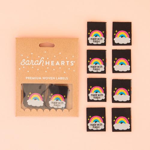 Made With Magic Woven Labels from Sarah Hearts - LP198