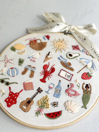 MakeBox & Co. Summer Stitches Embroidery Kit - KT001-87010