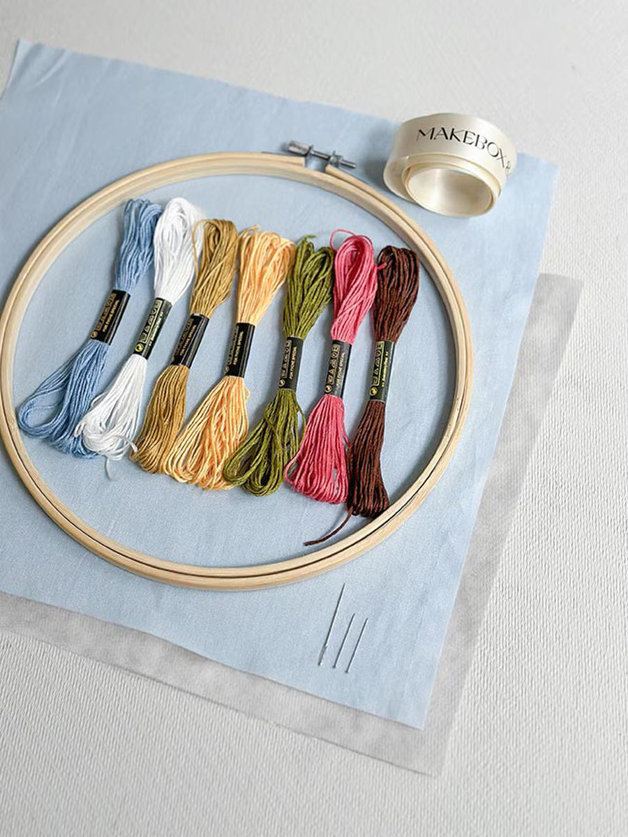 MakeBox & Co. Spring Stitches Embroidery Kit - KT001-87112
