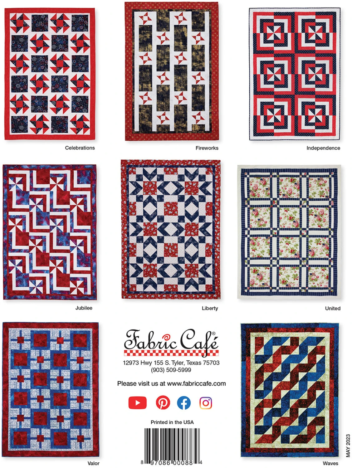 Make It Patriotic with 3 Yard Quilts Book - FC032342