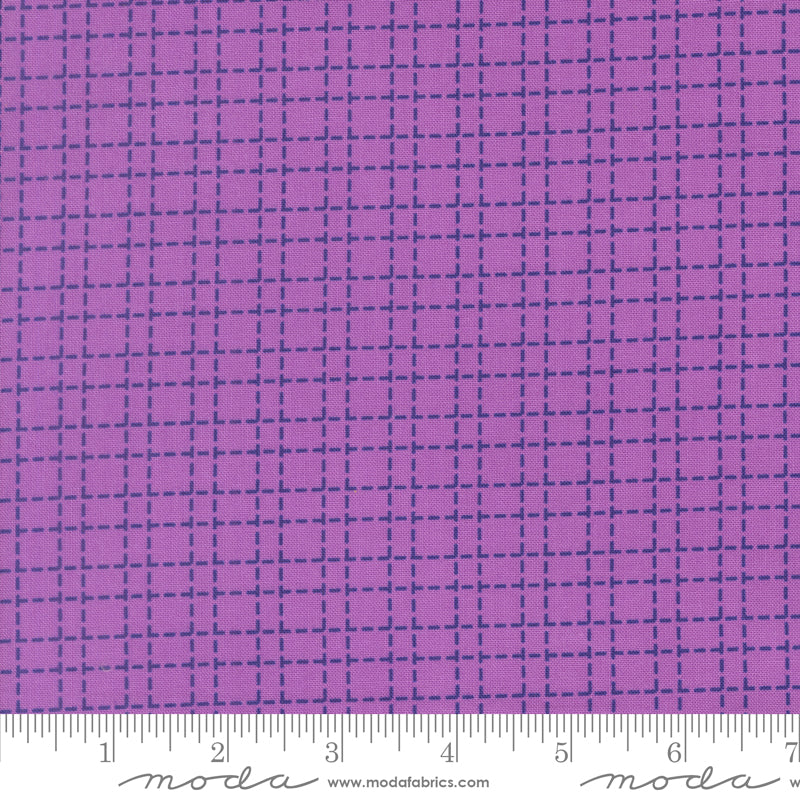 Maker's Delight Quilt Fabric - Crosshatch in Sugar Plum - 28106 15