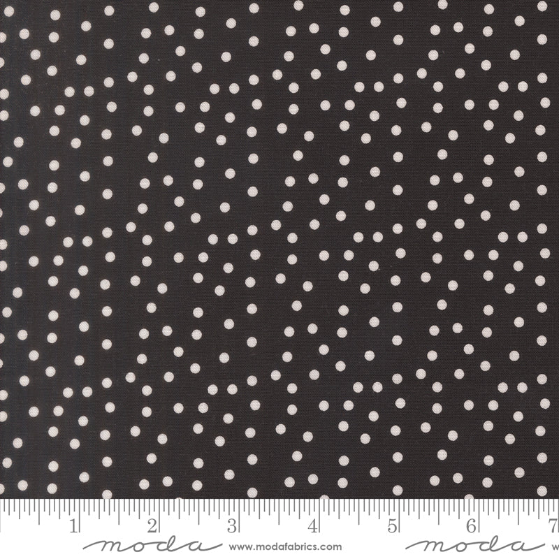 Maker's Delight Quilt Fabric - Small Dot in Super Black - 28107 23