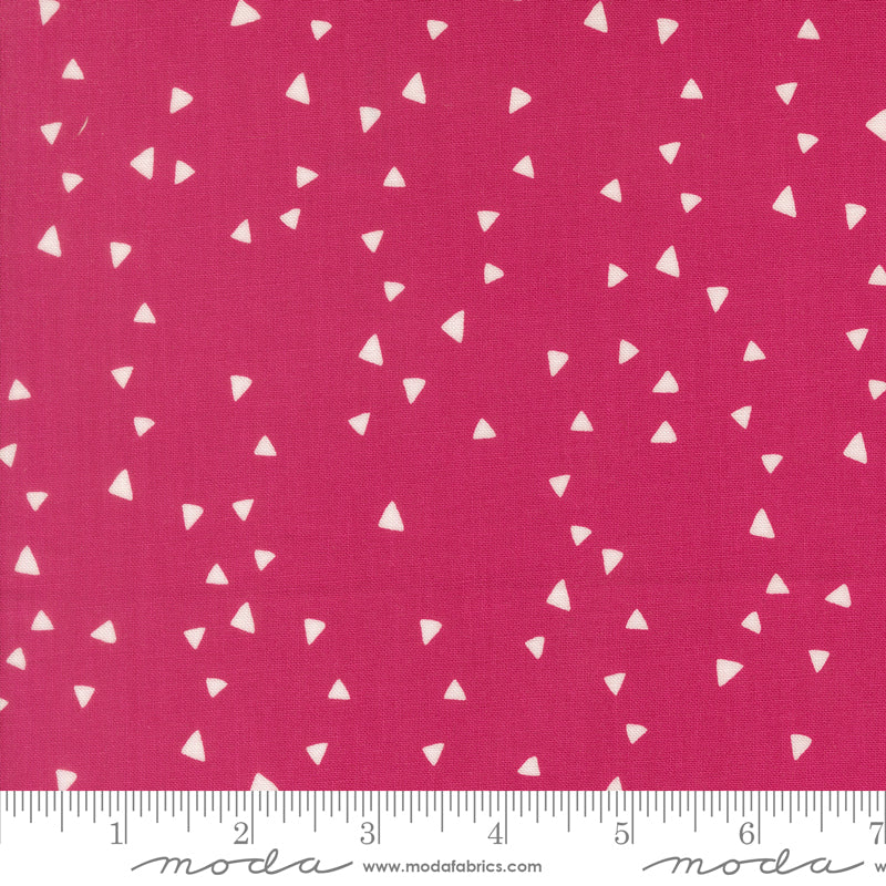 Maker's Delight Quilt Fabric - Trimmings in Shocking Pink - 28105 17