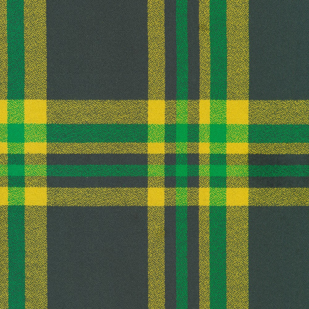 Mammoth Flannel Game Day Quilt Fabric - Lake Plaid (Blue/Yellow/Green) - SRKF-24167-73 LAKE