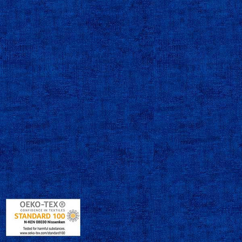 Melange Quilt Fabric - Textured Blender in Cobalt Blue - 4509-615