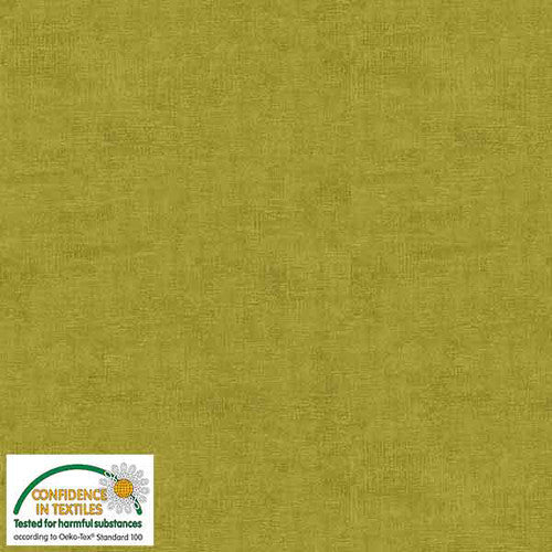 Melange Quilt Fabric - Textured Blender in Golden Olive - 4509-813