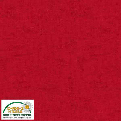 Melange Quilt Fabric - Textured Blender in True Red - 4509-406