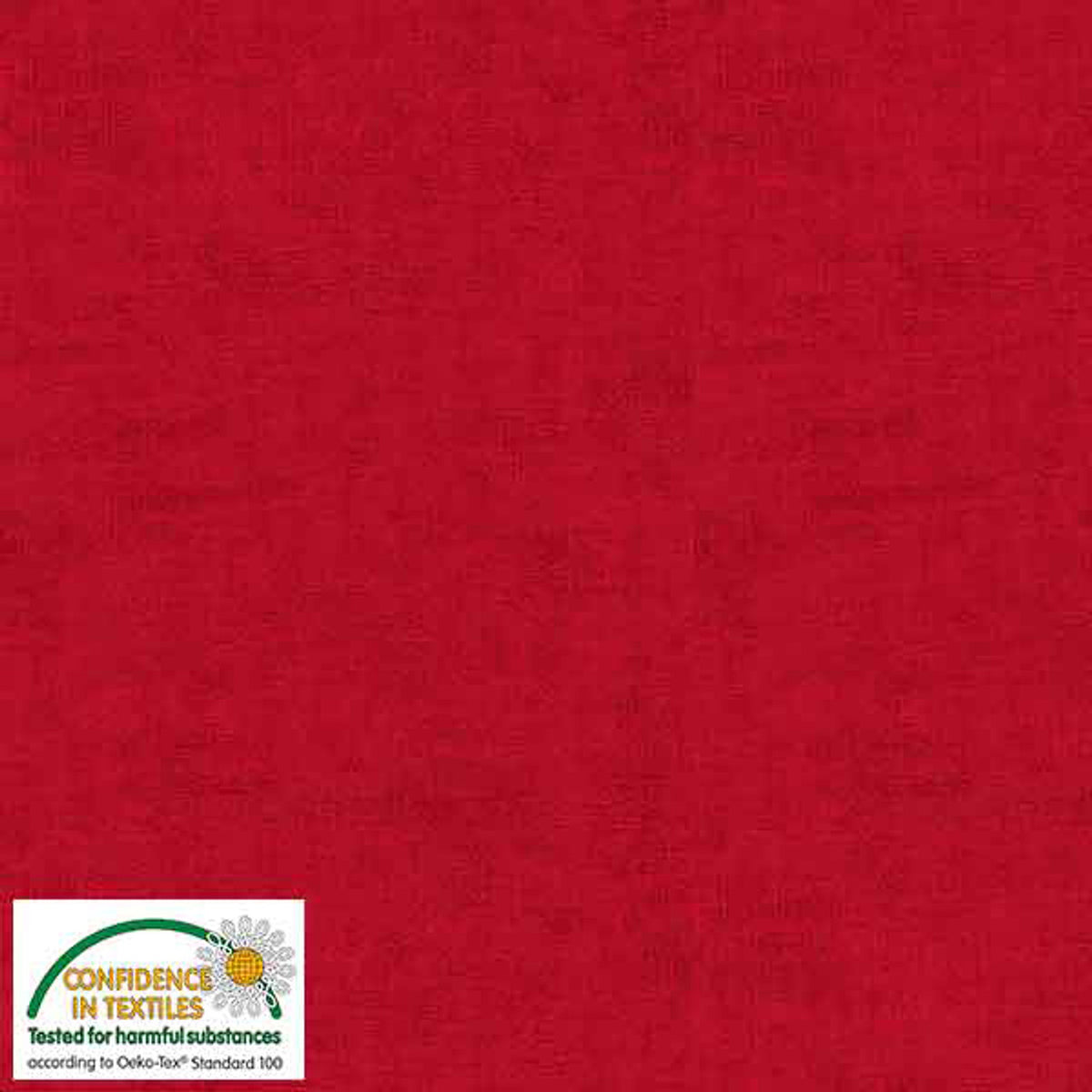 Melange Quilt Fabric - Textured Blender in True Red- 4509-408