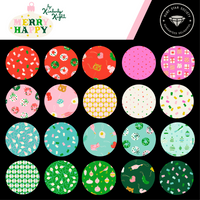 Merry Happy Quilt Fabric by Ruby Star Society - Charm Squares - set of 42 5" squares - RS3097PP