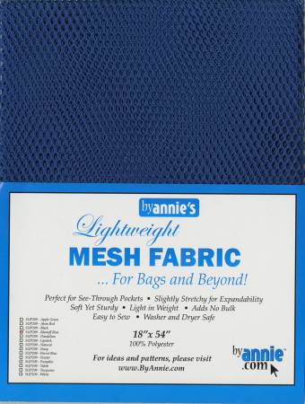 Mesh - Lightweight ByAnnie, 18 in x 54 in - Blastoff Blue - SUP209-BLBLU