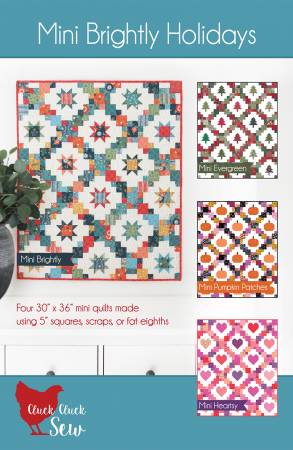 Mini Brightly Holidays Quilt Pattern - CCS219