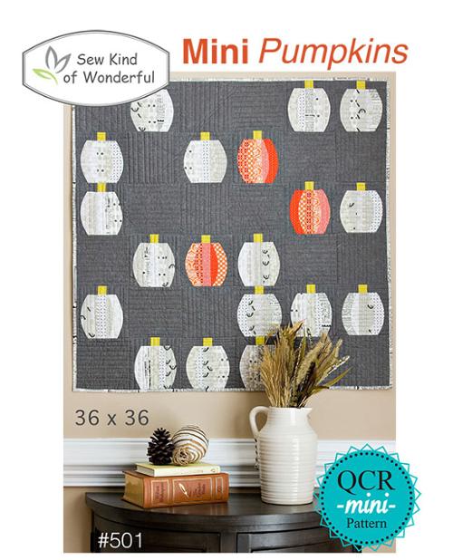 Mini Pumpkins Quilt Pattern from Sew Kind of Wonderful - SKW 501
