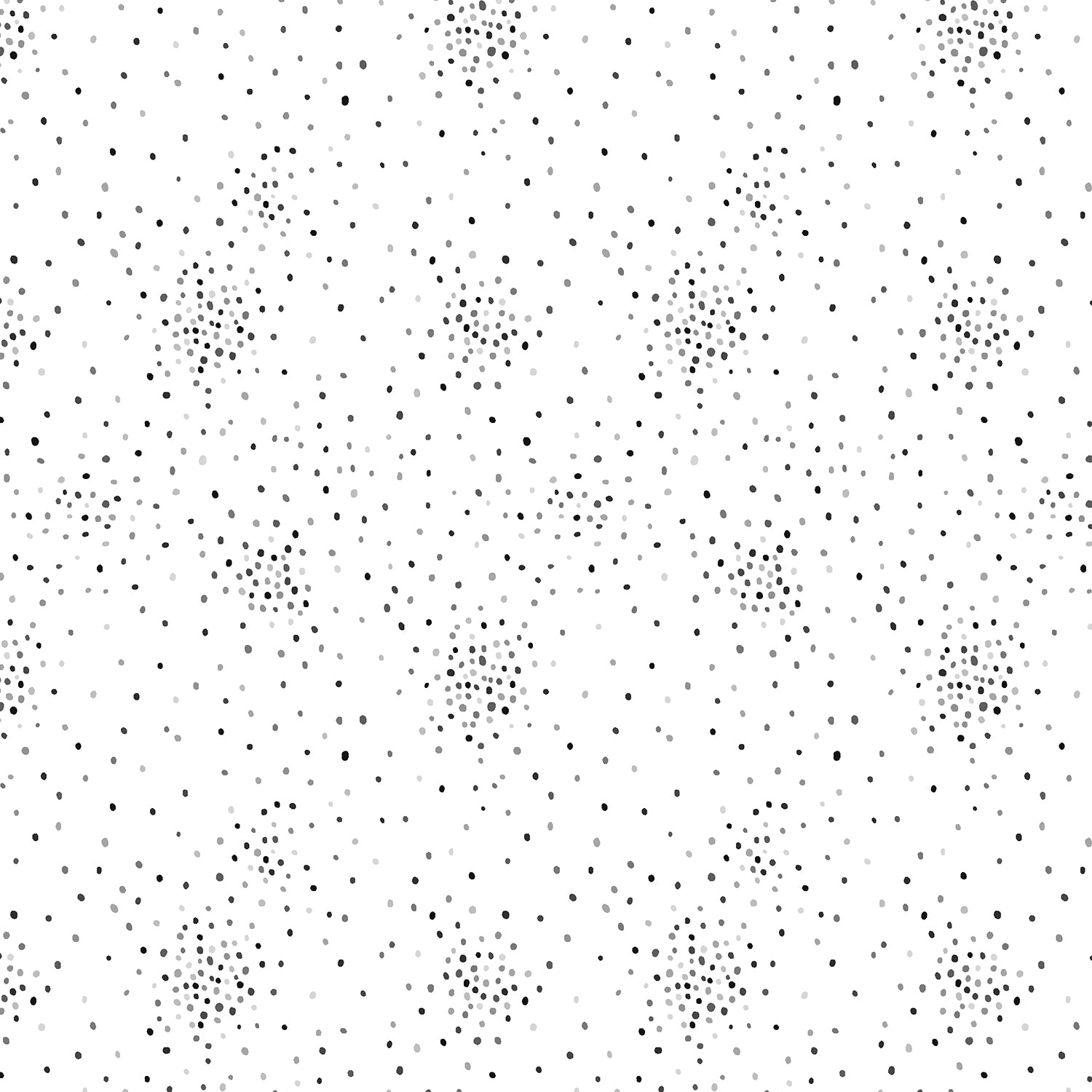 Miniature Minis Dapple Dots Quilt Fabric - Dots in Gray/White - RJ1705-GY17