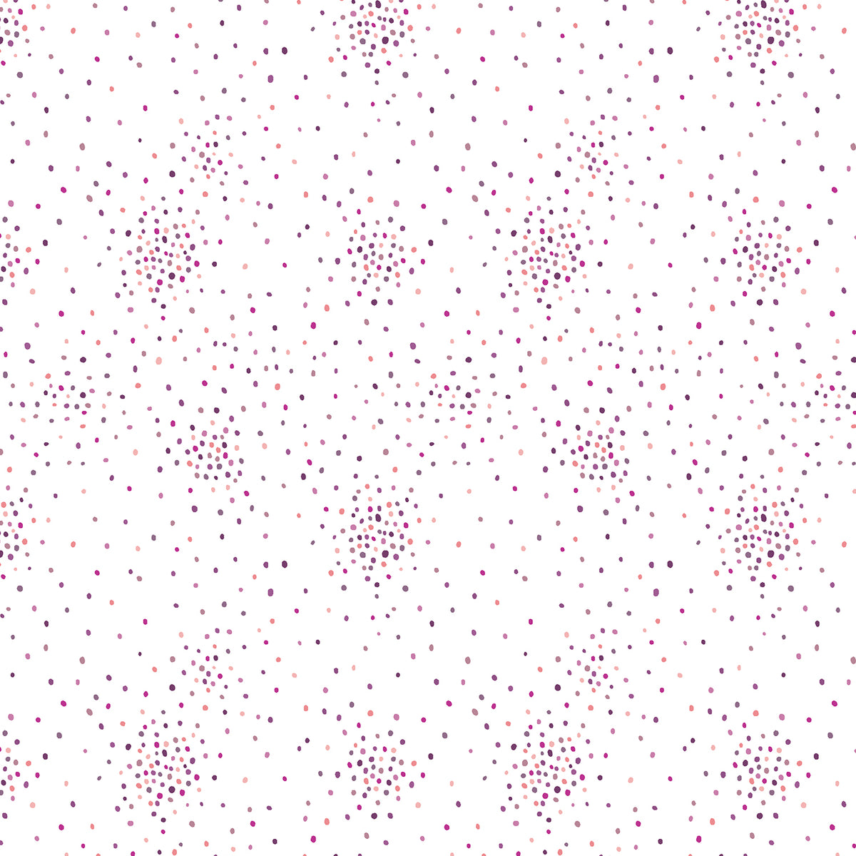 Miniature Minis Dapple Dots Quilt Fabric - Dots in Purple/White - RJ1705-PW2