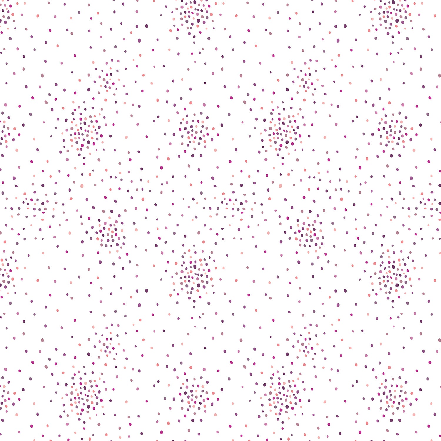 Miniature Minis Dapple Dots Quilt Fabric - Dots in Purple/White - RJ1705-PW2