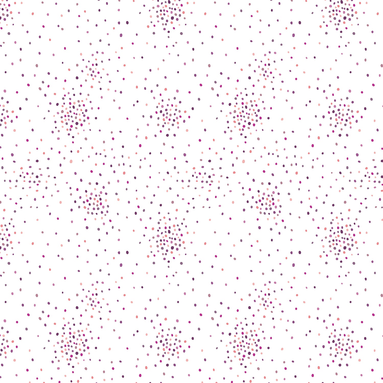 Miniature Minis Dapple Dots Quilt Fabric - Dots in Purple/White - RJ1705-PW2