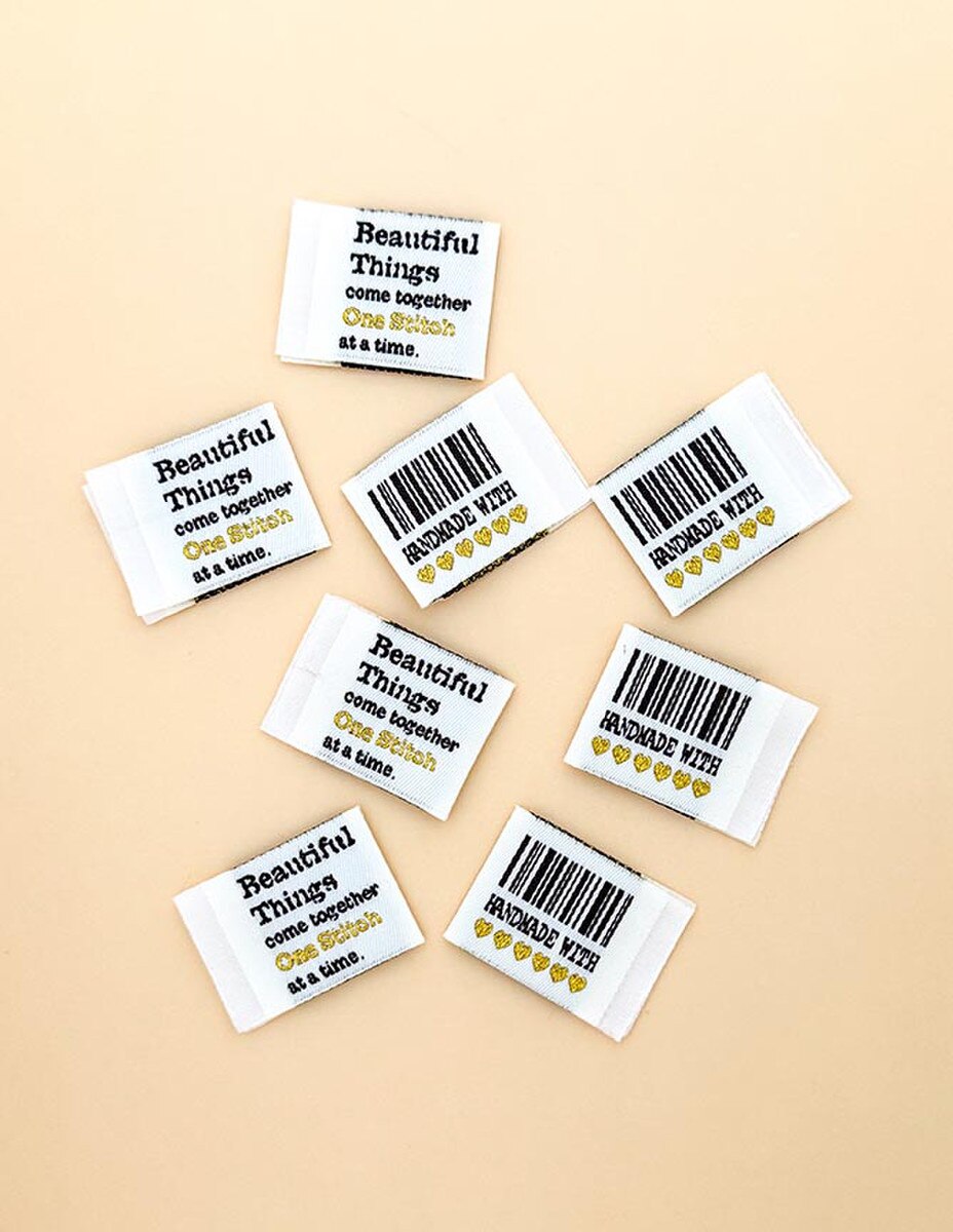 Minki Kim Barcode Woven Labels - P178-SIWL30
