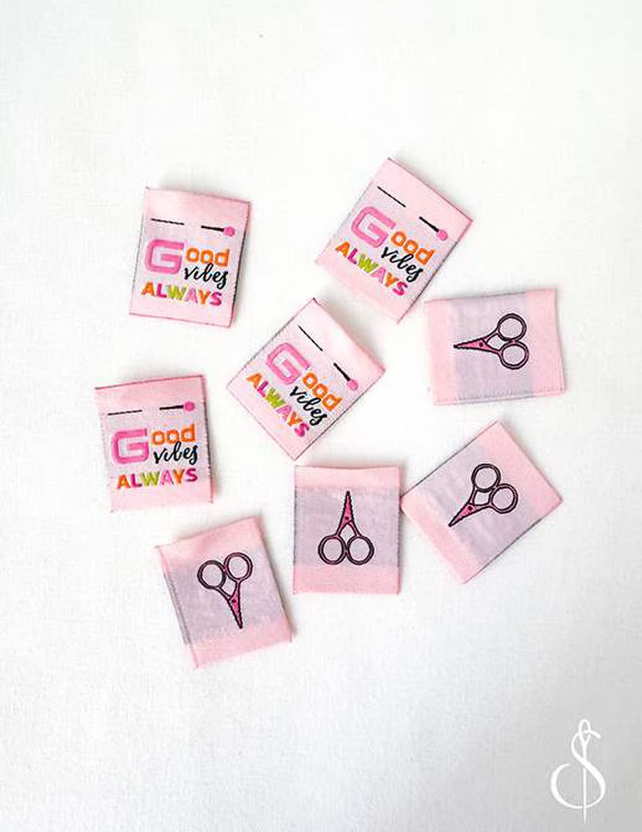 Minki Kim Good Vibes Woven Labels - P178-SIWL12