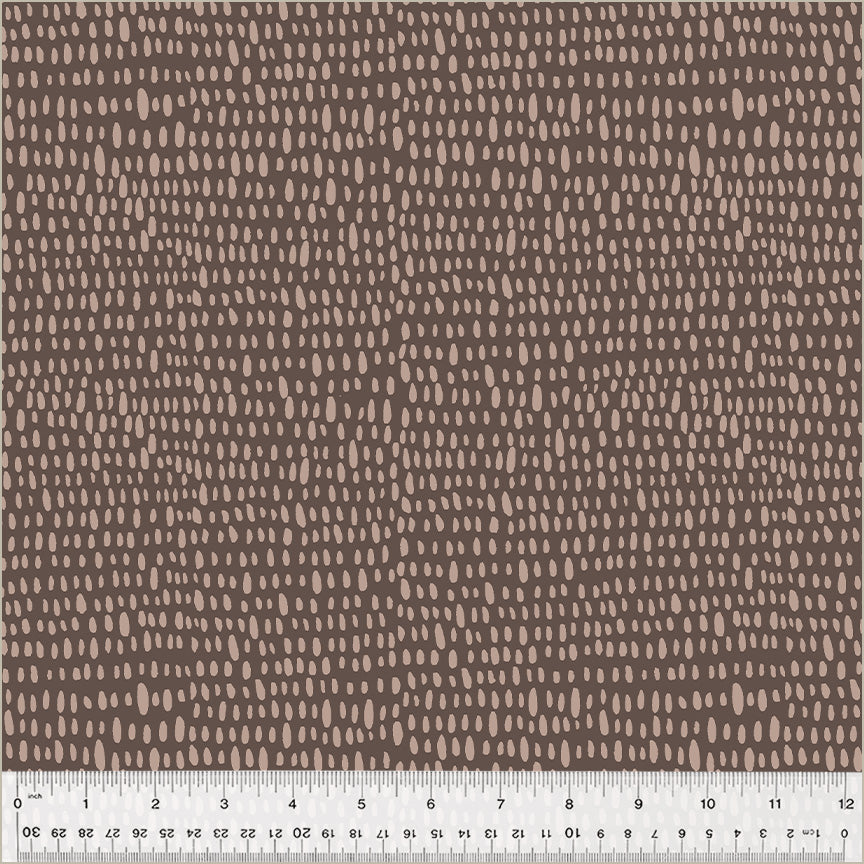 Moonlit Quilt Fabric - Rainfall in Bark Brown - 54287-1