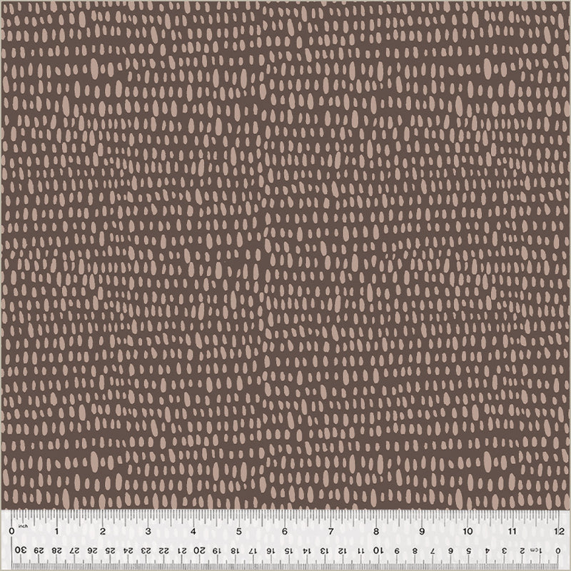 Moonlit Quilt Fabric - Rainfall in Bark Brown - 54287-1