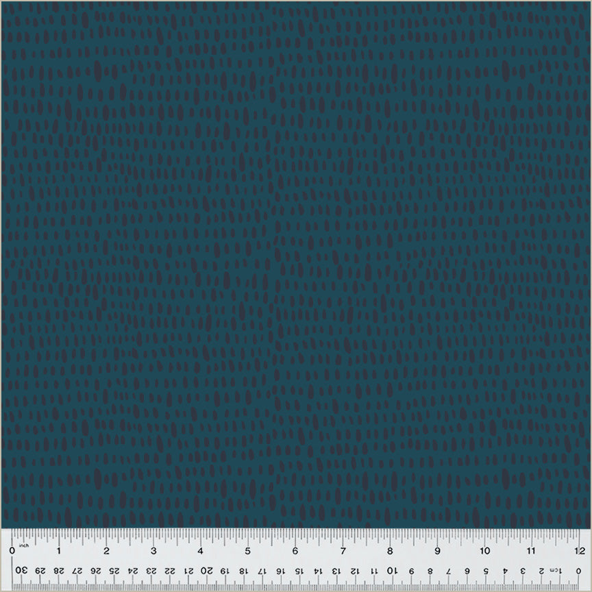Moonlit Quilt Fabric - Rainfall in Ultramarine Blue - 54287-21