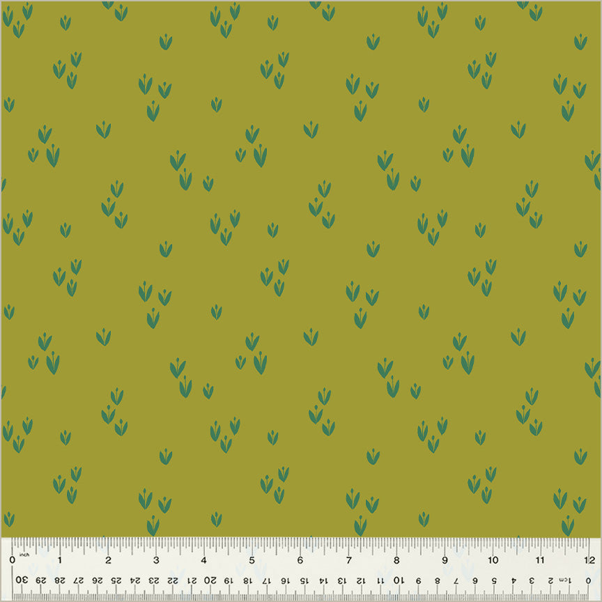 Moonlit Quilt Fabric - Sprout in Sprig Green - 54288-14