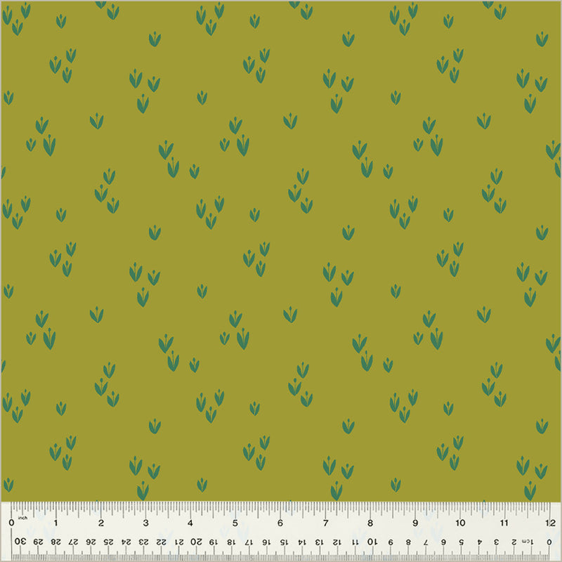 Moonlit Quilt Fabric - Sprout in Sprig Green - 54288-14