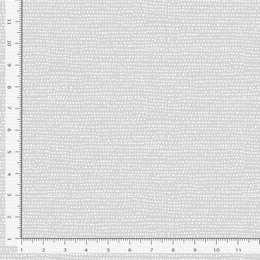 Moonscape Quilt Fabric - Dotted Stripe in Moon Gray - STELLA-1150 MOON