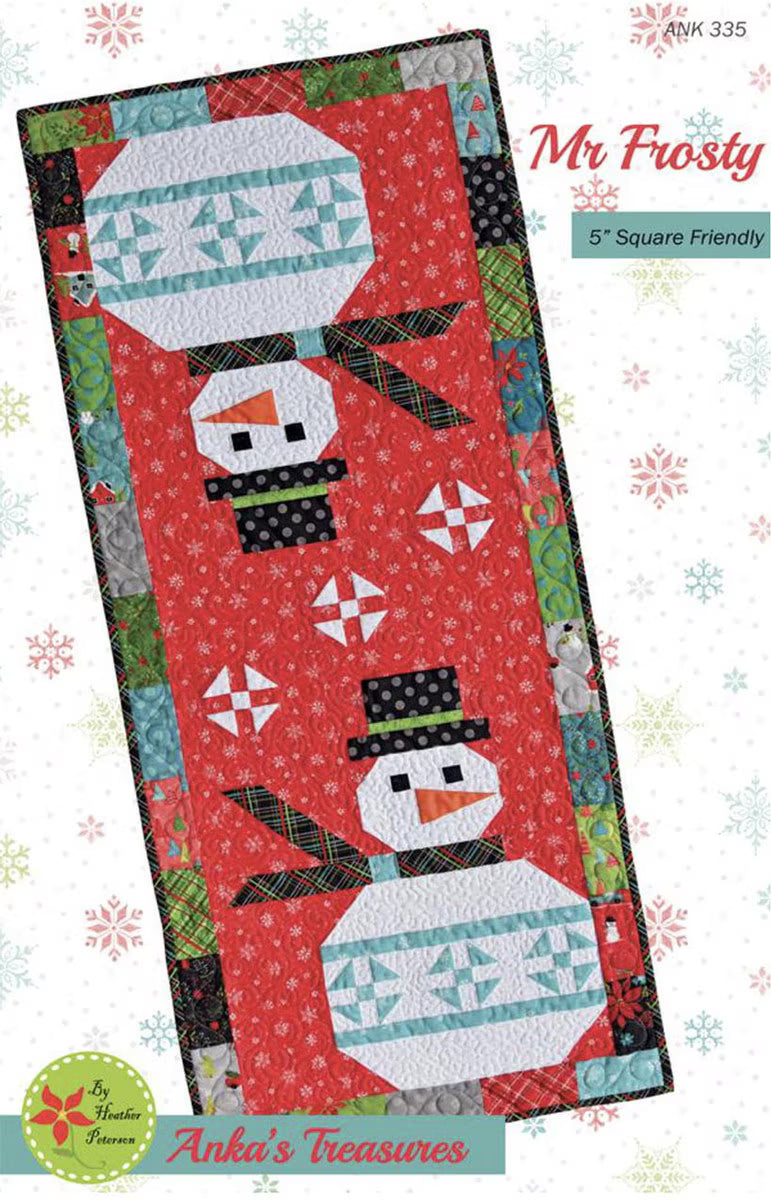 Mr. Frosty Runner Pattern by Heather Peterson - P154-MRFROSTY