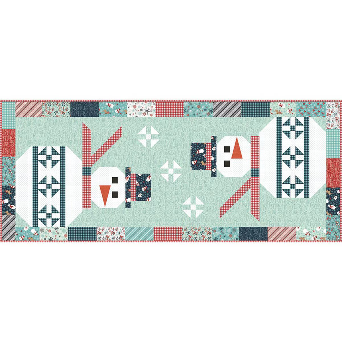 Mr. Frosty Runner Pattern by Heather Peterson - P154-MRFROSTY