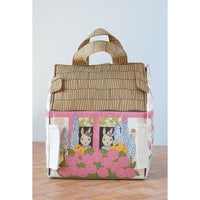 My Secret Garden Quilt Fabric - Garden Bunny Cottage Panel in Cloud Cream/Multi - 20989 11 - SOLD AS A 36" x 60" PANEL