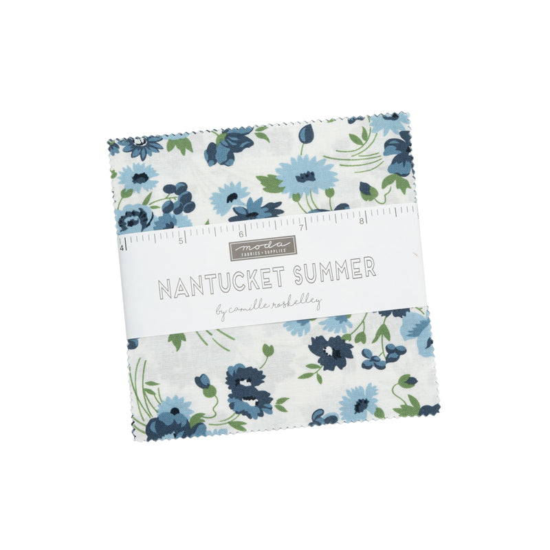 Nantucket Summer Quilt Fabric - Charm Pack - set of 42 5" squares - 55260PP