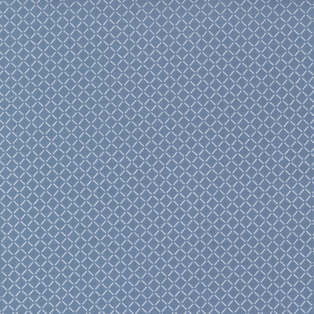 Nantucket Summer Quilt Fabric - Sail Check in Summer Lake Blue - 55265 15