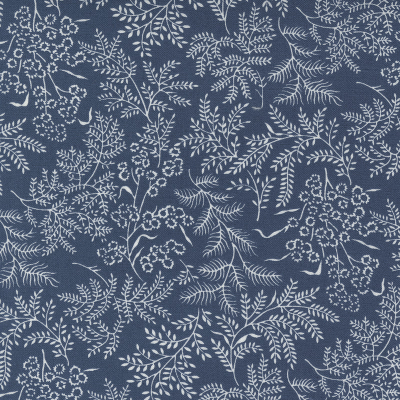Nantucket Summer Quilt Fabric - Sconset Landscape in Navy - 55261 23
