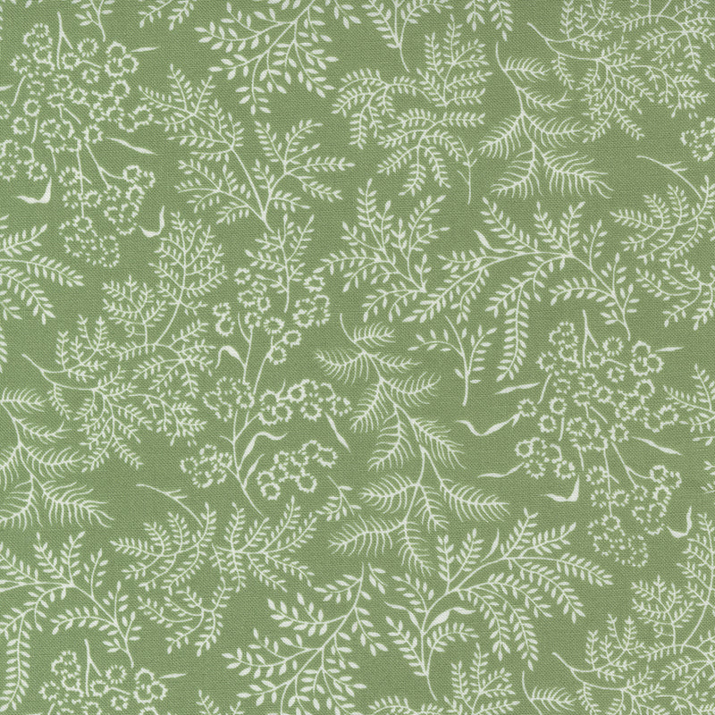Nantucket Summer Quilt Fabric - Sconset Landscape in Summer Grass Green - 55261 26
