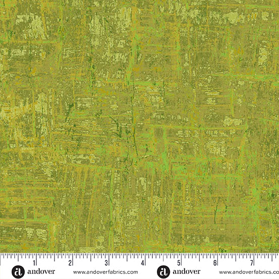 Nitty Gritty Quilt Fabric - Chartreuse Green - A-1434-V