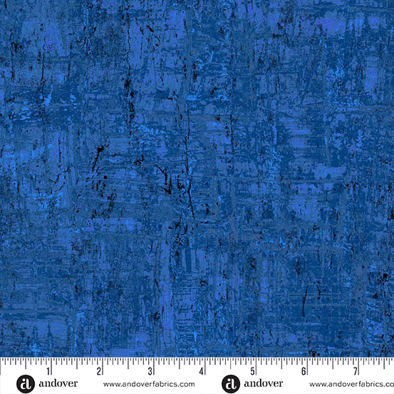 Nitty Gritty Quilt Fabric - Cobalt Blue - A-1434-B