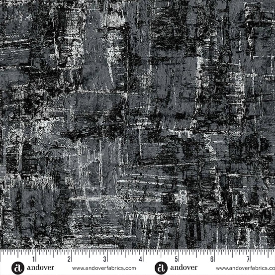 Nitty Gritty Quilt Fabric - Lava Black - A-1434-K1