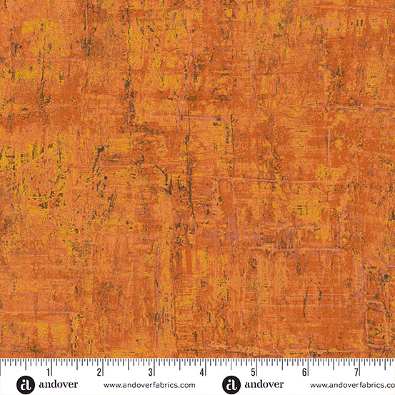 Nitty Gritty Quilt Fabric - Nectarine Orange - A-1434-LO