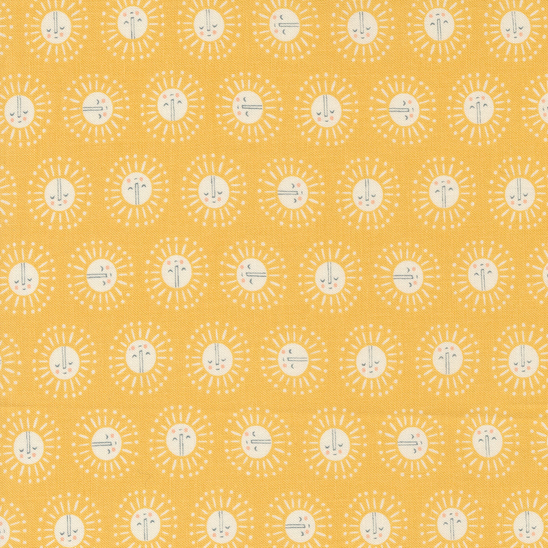 Noah's Ark Quilt Fabric - Hope Sun in Sunburst Yellow - 20873 14