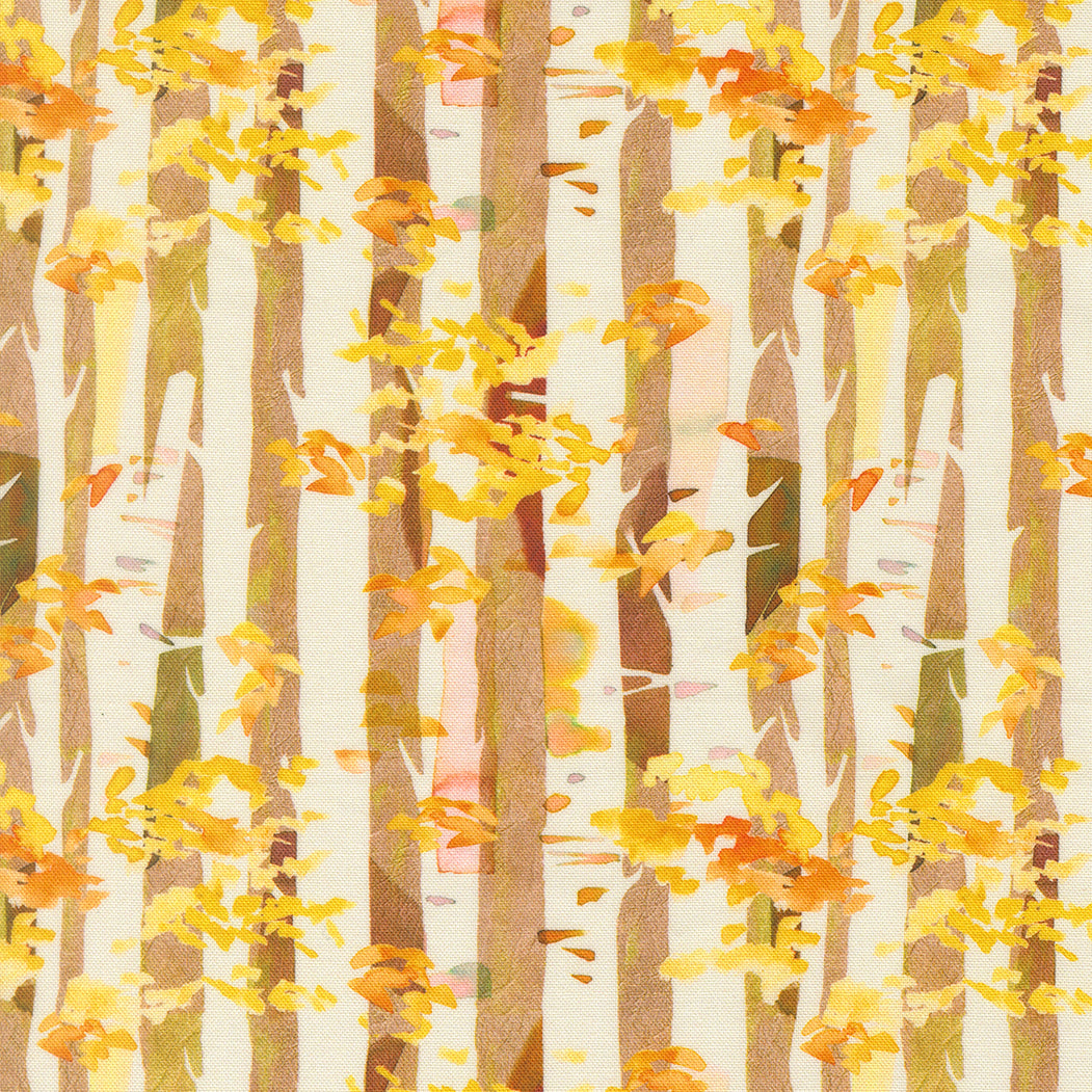 Northern Brights Quilt Fabric - Birch in Birch Tan - 21857 11