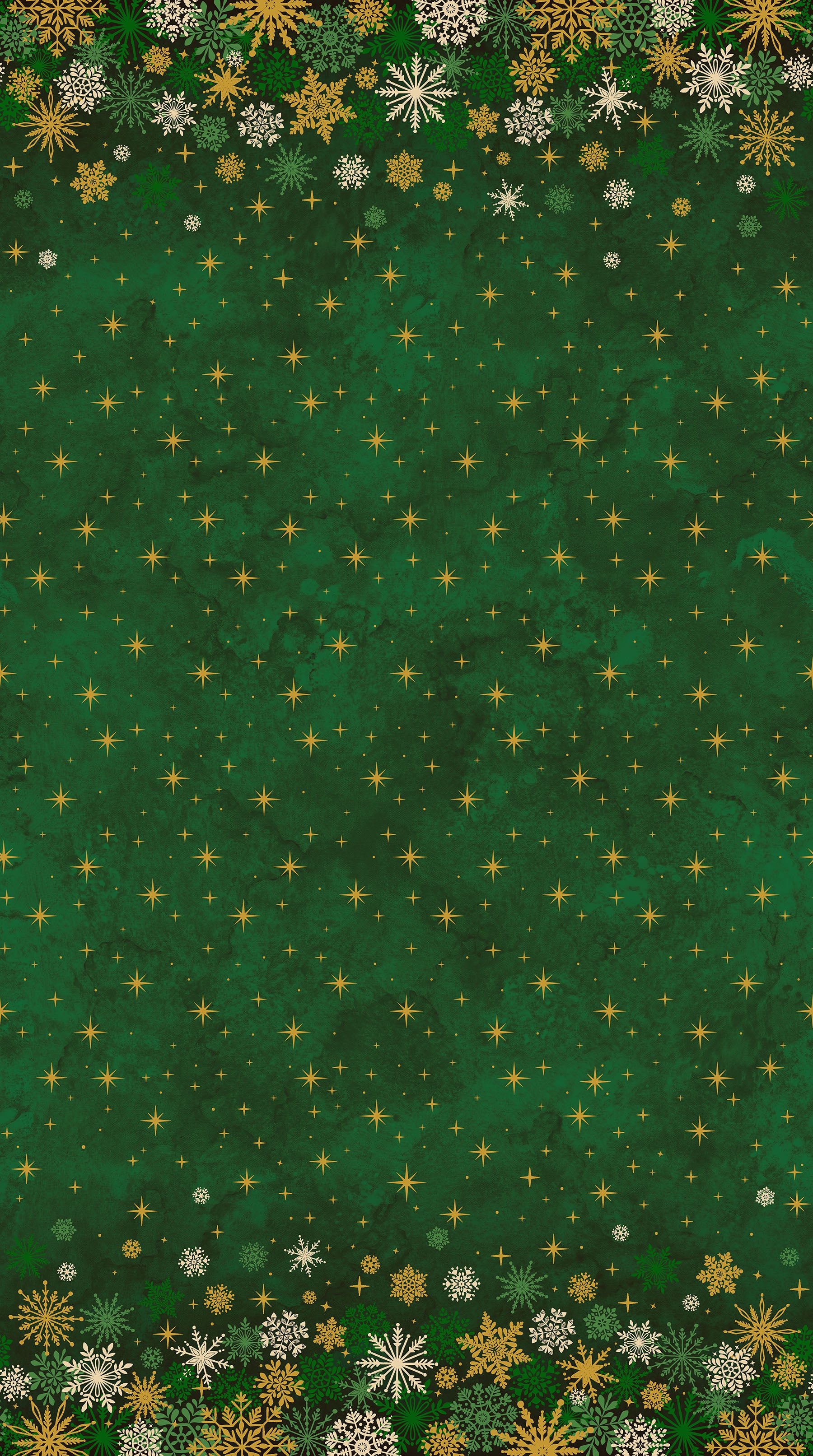O Christmas Tree Shimmer Quilt Fabric - Ombre in Green Multi - 28956M-74
